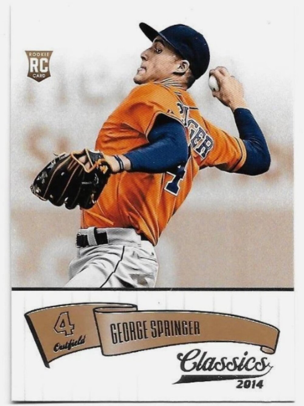 2014 GEORGE SPRINGER Panini Classics Rookies Rookie Card RC #167